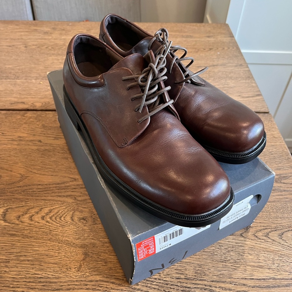 Rockport Margin men’s dress shoes brown 13